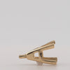 Video image preview for V-End Square Solitaire Settings With Peg in 14K Gold (2.50 mm - 12.00 mm)