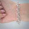 Video image preview for Bulk / Spooled Handmade Fancy Ring Ring Chain in Sterling Silver (6.70 mm)