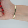 Video image preview for Finished Flexible Herringbone Necklace in Sterling Silver 18K Yellow Gold Finish (2.70 mm - 4.50 mm)