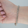 Video image preview for Bulk / Spooled Double Venetian Box Chain in Sterling Silver (2.60 mm - 4.30 mm)