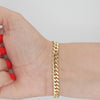 Video image preview for Finished Handmade Cuban Curb Necklace in 14K Yellow Gold (4.00 mm - 11.00 mm)