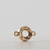 Video image preview for Round Illusion Bezel with Rings in 14K Gold (1.30 mm - 4.00 mm)