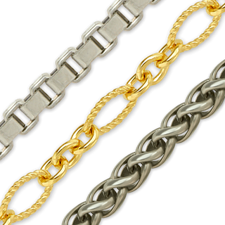 Base Metal Spooled Chain