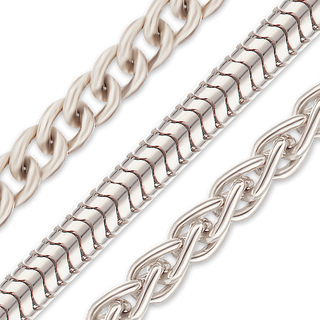 Sterling Silver Spooled Chain