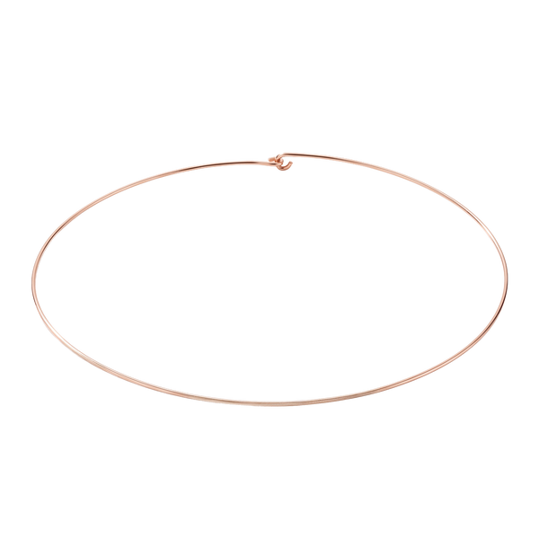 Plain Wire Choker in 18K Gold