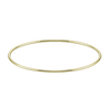Plain Wire Bangle Bracelet in 18K Gold