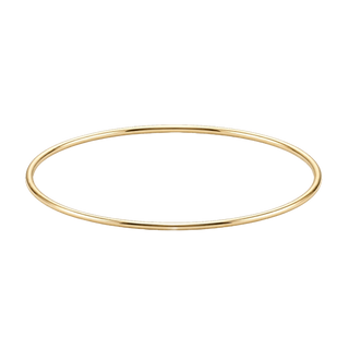 Plain Wire Bangle Bracelet in Gold-Filled