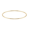 Plain Wire Bangle Bracelet in 10K Gold