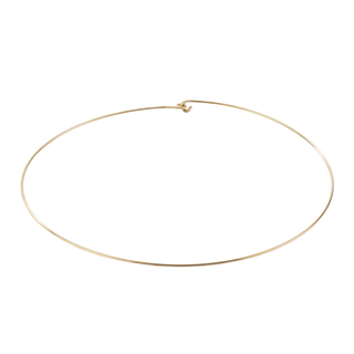 Plain Wire Choker in 18K Gold