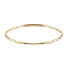 Plain Wire Bangle Bracelet in 18K Gold
