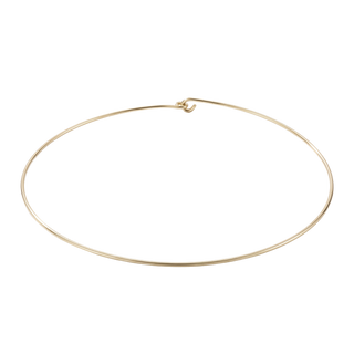 Plain Wire Choker in 14K Gold
