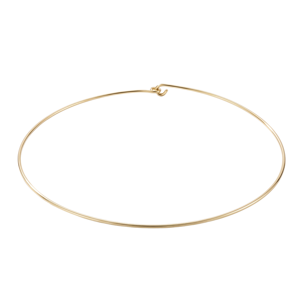 Plain Wire Choker in 18K Gold