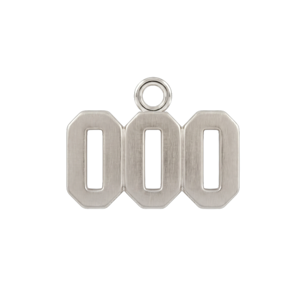 Basic Angel Numbers in 14K Gold (12.7mm) (Semi-Polished)