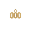 Basic Angel Numbers in 14K Gold (4.7mm) (Semi-Polished)