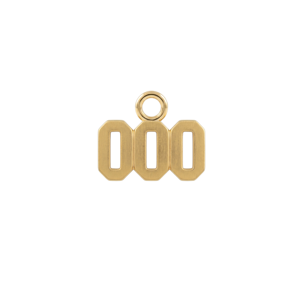 Basic Angel Numbers in 14K Gold (4.7mm) (Semi-Polished)