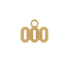 Basic Angel Numbers in 14K Gold (5.3mm) (Semi-Polished)