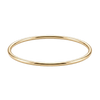Plain Wire Bangle Bracelet in 10K Gold