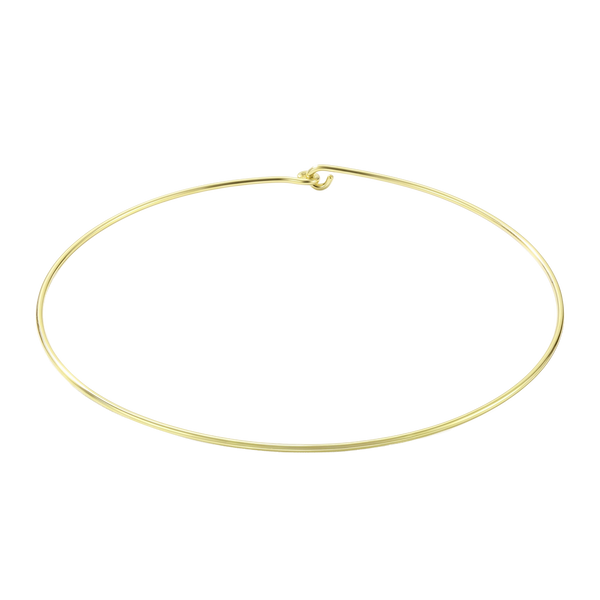 Plain Wire Choker in 18K Gold