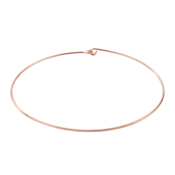 Plain Wire Choker in 18K Gold