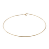 Plain Wire Choker in 14K Gold
