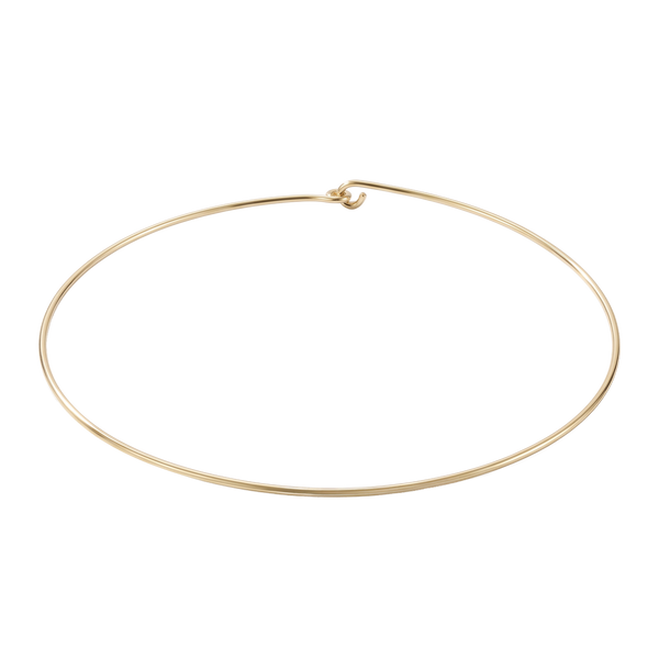 Plain Wire Choker in 18K Gold