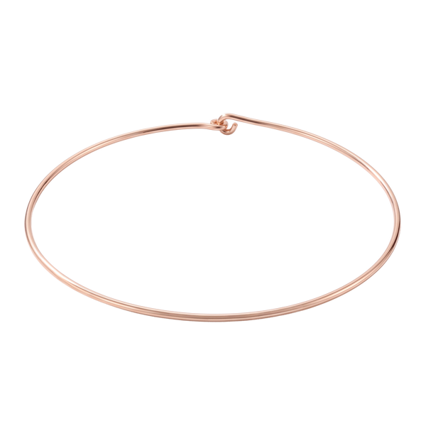 Plain Wire Choker in 18K Gold