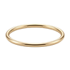 Plain Wire Bangle Bracelet in 10K Gold