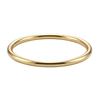 Plain Wire Bangle Bracelet in 10K Gold