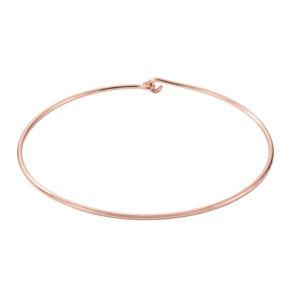 Plain Wire Choker in 18K Gold