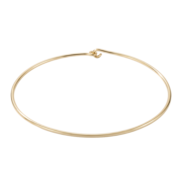Plain Wire Choker in 18K Gold