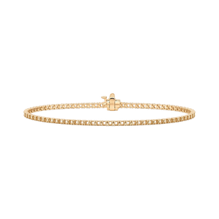 4 Prong Round Tennis Bracelet Mounting in 14K Gold (.025 ct / 1.75 mm)