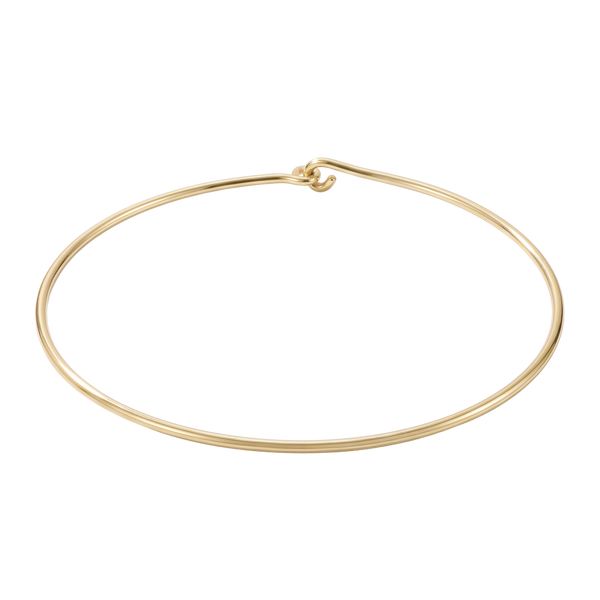 Plain Wire Choker in 18K Gold