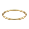 Plain Wire Bangle Bracelet in 10K Gold