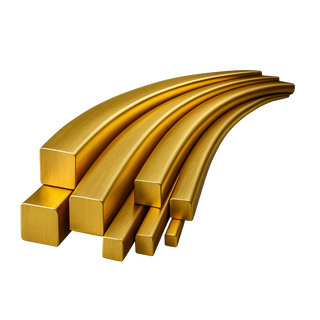 10K Yellow Square Soft Wire