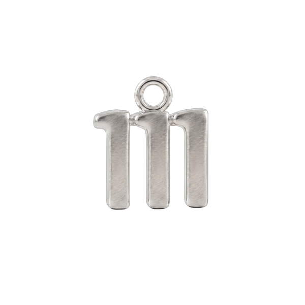 Basic Angel Numbers in 14K Gold (12.7mm) (Semi-Polished)