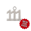 Classic Angel Number Pendants in Sterling Silver (15 mm)