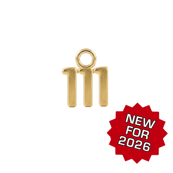 Basic Angel Numbers in 14K Gold (5.3mm) (Semi-Polished)