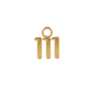 Basic Angel Numbers in 14K Gold (5.3mm) (Semi-Polished)
