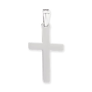 14K Gold Thick Classic Cross (25 x 12 mm)