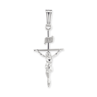 14K Gold Classic Crucifix Pendant (33 x 13 mm)