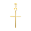 14K Gold Thin Classic Cross (24 x 10 mm)