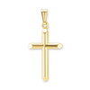 14K Gold Domed Classic Cross (25 x 11 mm)