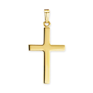 14K Gold Classic Cross (21 x 15 mm)