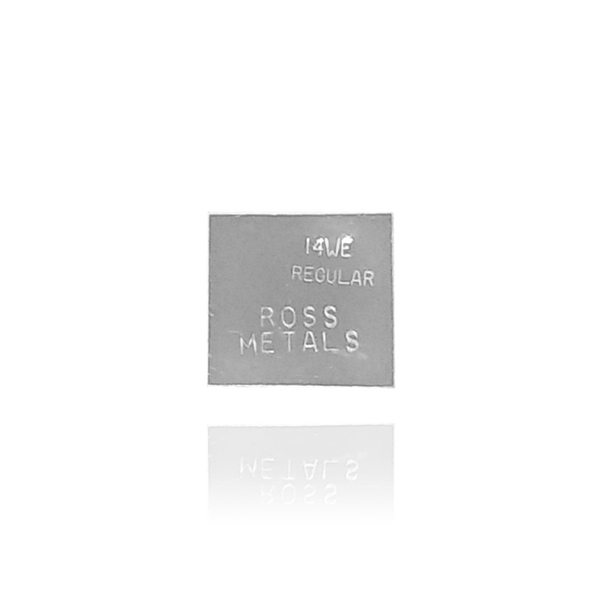 14K / 14 White Gold Plate Solder