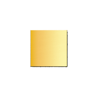 14K Yellow Gold Square Disc (.025" thickness)