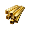 14K Yellow Square Hard Tubing