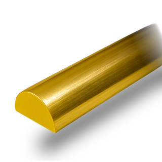 18K Yellow Domed Soft Wire