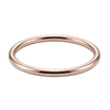 Plain Wire Bangle Bracelet in 18K Gold