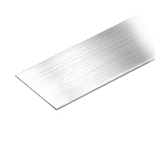 Sterling Silver Flat Medium Plate (Sheet) (2.00" width)