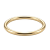Plain Wire Bangle Bracelet in 18K Gold